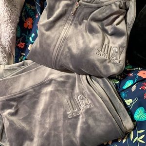 Juicy Couture Velour sweat suit.